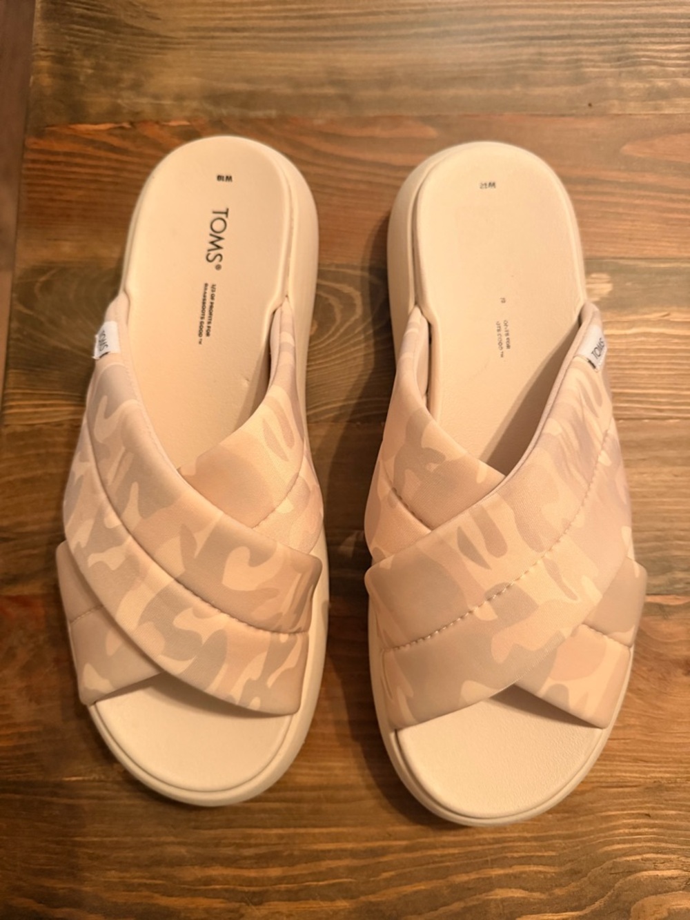 Toms‎ Alpargata Mallow Crossover Beige Repreve Jersey Camo